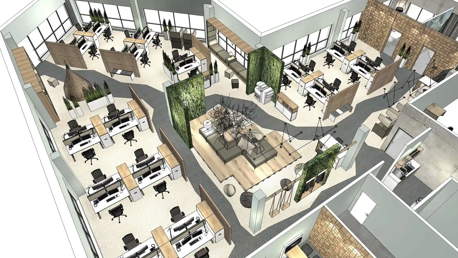 Nivelco — maqueta diseño oficinas